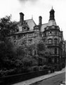 View: s07279 Town Hall and Cheney Row from Norfolk Street before St. Paul's Church was demolished, pre 1938