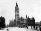 View: s07292 Town Hall and Jubilee Monolith, pre 1905