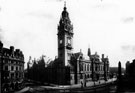 View: s07298 Town Hall and Jubilee Monolith, pre 1905