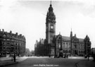 View: s07299 Town Hall and Jubilee Monolith, pre 1905