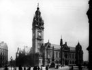 View: s07300 Town Hall and Jubilee Monolith, pre 1905