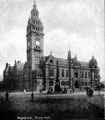 View: s07303 Town Hall and Jubilee Monolith, pre 1905