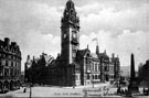 View: s07306 Town Hall and Jubilee Monolith, pre 1905