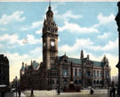 View: s07314 Town Hall and Jubilee Monolith, pre 1905