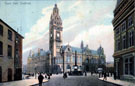 View from Leopold Street, Town Hall and Jubilee Monolith