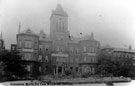 Fir Vale Workhouse, later became Northern General Hospital, decorated for coronation sports