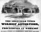 Advertisement for the opening of the Manchester, Sheffield and Lincolnshire Railway, Wicker Arches
