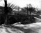 Derwent Packhorse Bridge, Derwent Village, now at Slippery Stones. Bridge End Farm in background Derwent Packhorse Bridge, Derwent Village, now at Slippery Stones. Bridge End Farm in background