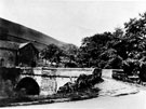 Derwent Packhorse Bridge, Derwent Village, now at Slippery Stones