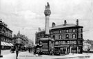Crimean Monument, Moorhead, Public Benefit Boot Company and Pinstone Street, in background