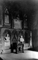 Memorials in the Choir of Sheffield Cathedral, Bust of Rev. James Wilkinson, centre top, the first work executed in marble by Francis Chantrey Memorials in the Choir of Sheffield Cathedral, Bust of Rev. James Wilkinson, centre top, the first work executed in marble by Francis Chantrey