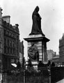 Queen Victoria Statue, Town Hall Square, Bank Chambers, left Queen Victoria Statue, Town Hall Square, Bank Chambers, left