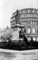 View: s07693 Queen Victoria Statue, Town Hall Square, Nos. 78 - 82, Fargate, Johnson and Appleyards Ltd., cabinet makers etc., in background
