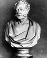 Plaster bust of James Silk Buckingham MP