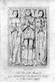 Engraving of the Effigy of George, 4th Earl of Shrewsbury and his 2 Countesses, Sheffield Cathedral Engraving of the Effigy of George, 4th Earl of Shrewsbury and his 2 Countesses, Sheffield Cathedral
