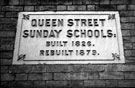Queen Street Sunday Schools Plaque Queen Street Sunday Schools Plaque