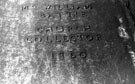 Gravestone of Mr. William Battie, Church Collector 1760 Gravestone of Mr. William Battie, Church Collector 1760