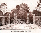 Godfrey Sykes' Gates, Western Bank, Weston Park