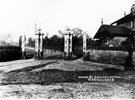 Godfrey Sykes' Gates and park keepers lodge, Winter Street, Weston Park