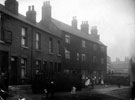 Most probably Moore Street looking towards Thomas Street, No. 26 George Close, joiner, extreme left