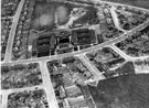 Aerial View of Arbourthorne area. Arbourthorne Central School, Eastern Avenue, centre. Berners Road, left. East Bank Place, right. Fell Brigg Road and Eastern Drive in foreground	