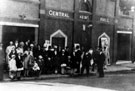 View: s08052 The Central Hall, High Street, Beighton. Opened 7th August 1913. Destroyed by fire 29th March 1922, rebuilt and reopened September 1923. Closed 22 March 1963 and became a bingo hall. Later demolished