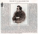 Rev. W.H. Dallinger (1839 - 1909), Governor of Wesley College and one of England's foremost scientists