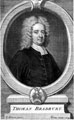 Rev. Thomas Bradbury (1677 - 1759), congregational minister, educated for the ministry at Attercliffe Academy