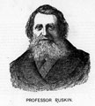 Professor John Ruskin (1819 - 1900), M.A., art critic and lecturer in art
