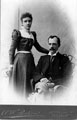Mr. and Mrs. Roberts, Christmas, 1899, (formerly Miss Mary Ridge)
