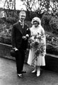 Joseph (Sheffield tenor) and Mrs Green on their wedding day