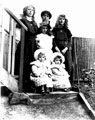 Lucas family, with the twins in front, 110 Brincliffe Edge Road Lucas family, with the twins in front, 110 Brincliffe Edge Road