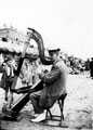 Harp Player on Bridlington Beach