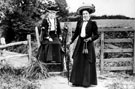 Two unidentified ladies in the Rivelin or Loxley Valley