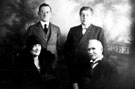 J.T. and Mrs. Murphy, George Fletcher, Master Baker and Militant Socialist and Tom Mann, a leading man in Trade Union and former President of the AEU