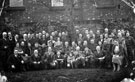 Unidentified group of soldiers and civilians at unidentified part of Darnall Unidentified group of soldiers and civilians at unidentified part of Darnall