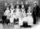 Pupils at Low Bradfield School, Headteacher is Mr. Dent, appointed June, 1896