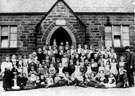 Pupils at Low Bradfield School, Mr H. Dent, Headmaster 1896-1917