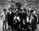 Children from Manor School, Empire Day