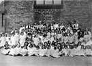 Tinsley Church School, group of pupils in Whitsuntide dress, 1920s