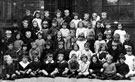 Unidentified school photograph, information supplied names school as Coleridge Road Council School, however, Coleridge School was stone built, not brick