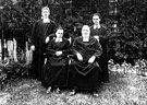 View: s09380 De La Salle brothers in the garden of No. 7 Edmund Road, master's house to St. Marie's School