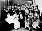 Wedding party, unknown people
