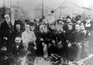 Group at the foundation stone ceremony of Abbeydale Congregational Church, Abbeydale Road