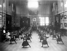 Girls dancing in sailor uniform at Western Road School, 1903-05