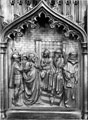 View: s09488 Pulpit at St. Mary C. of E. Church, Church Street, Ecclesfield, carvings by Arthur Hayball, panels by Antwerp
