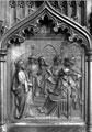 View: s09489 Pulpit at St. Mary C. of E. Church, Church Street, Ecclesfield, carvings by Arthur Hayball, panels by Antwerp