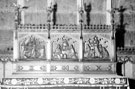 View: s09493 Carving on Reredos in St. Mary C. of E. Church, Church Street, Ecclesfield