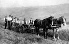 Harvesting at Livingstone Dawson's Nook Farm, Stannington