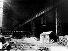 English Steel Corporation, River Don Works, Brightside Lane. Interior reconstruction work in progress